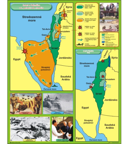 Izrael a Palestína v minulosti a dnes (dvojmapa + CD)