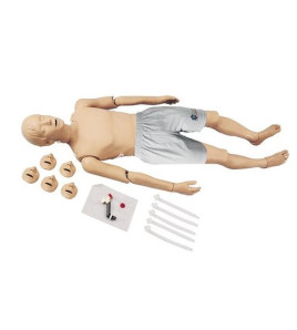 CPR celotelová resuscitačná figurína so signalizačnou jednotkou