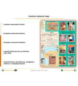 Elektronické nástenné mapy CD- LITERATÚRA