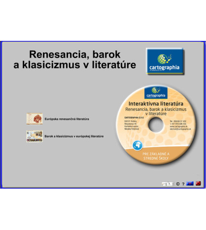 Interaktívna literatúra CD - Renesancia, barok a klasicizmus v literatúre