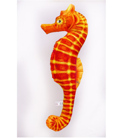 Vankúš Koník morský-oranžový, 40 cm