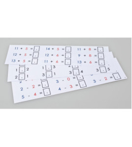 Magnetický box s číslami - pracovné karty 2