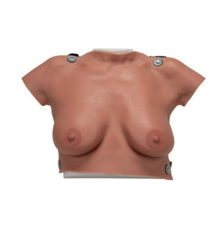 Cvičný model samovyšetrenia prsníkov na nosenie