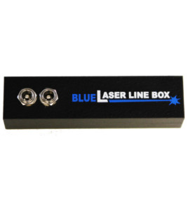 Laser line box LB1/450, modrý, so zdrojom