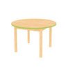 Okrúhly drevený stôl, priemer 90cm