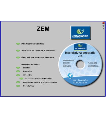 Interaktívna geografia CD - Zem