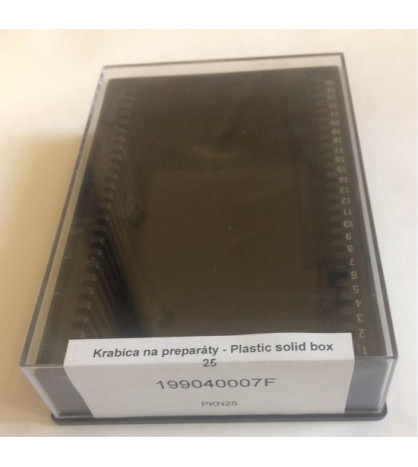 Krabica na preparáty - Plastic solid box 25