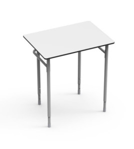 Žiacky stôl ŠTVOREC 5-6-7, nastaviteľná výška 70-76-82 cm