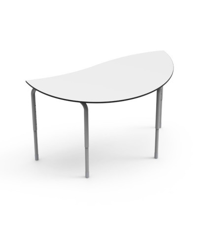 Žiacky stôl POLKRUH-VLNA-U, 5-6-7, nastaviteľná výška 70-76-82 cm
