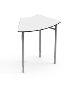 Žiacky stôl OBLÚK mini 5-6-7, nastaviteľná výška 70-76-82 cm