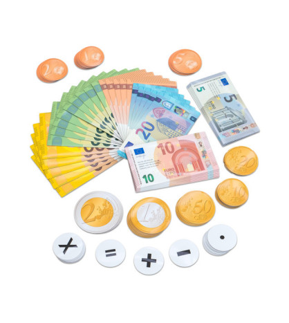 Veľká magnetická sada Euro peňazí