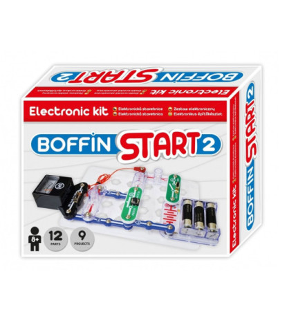 Elektronická stavebnica Boffin START 02
