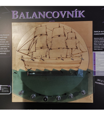 Rotačný balansovník, loď
