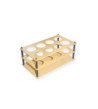 Stojan na skúmavky PVC, pre pr. 32mm, 8 miest (2x4)