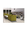 Taburetka s AKUSTICKOU STENOU 130 x 60 x 133 cm