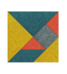 Dizajnový akustický STENOVÝ panel, MUTE TANGRAM 120 x 120 cm