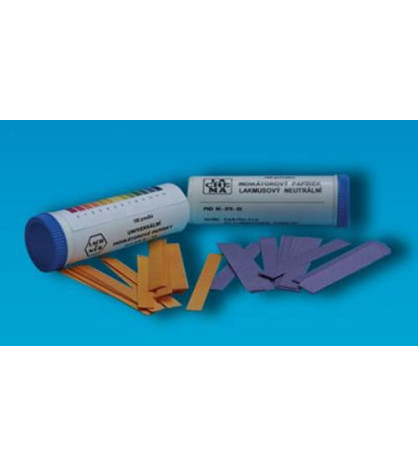 Indikátorový papier lakmusový-modrý 100ks