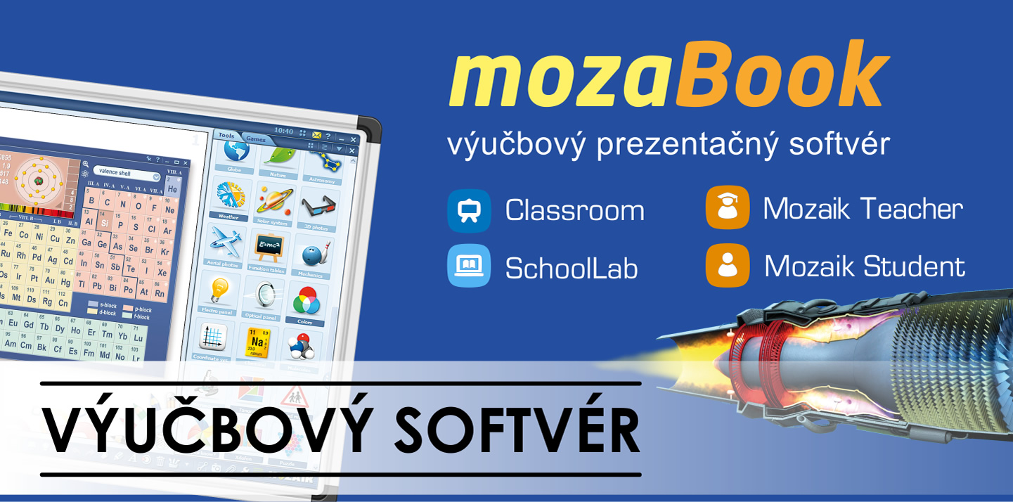 VÝUČBOVÝ SOFTVÉR MOZABOOK